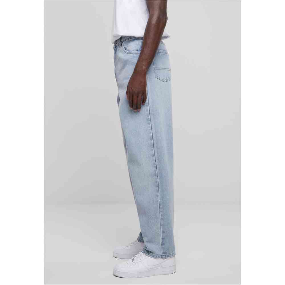 Urban Classics - Heavy Ounce Baggy Fit Jeans Wide leg pants - Taille, 30 inch - Blue